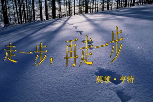 《走一步,再走一步》课文原文及简介