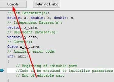 用origin自定义函数拟合曲线