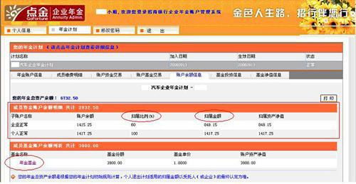 个人企业年金查询系统
