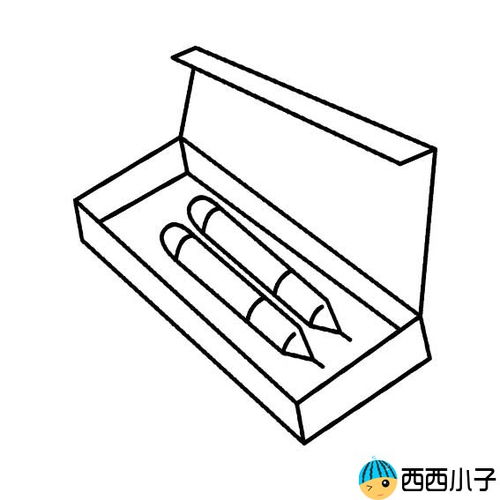 铅笔盒怎么画简单好看
