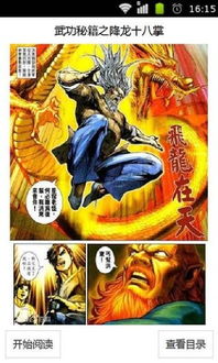 “降龙十八掌”招式