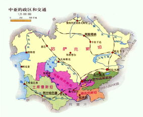 中亚包括哪些国家