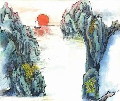 望天门山的诗意