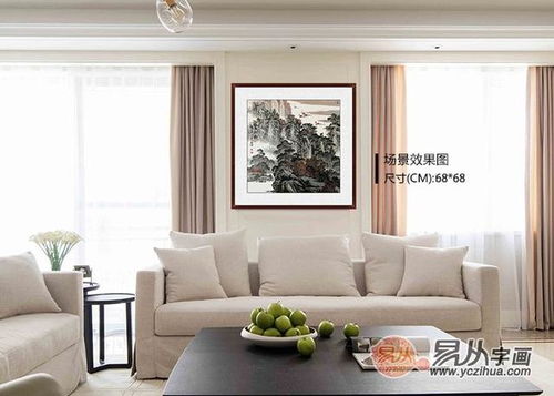 客厅沙发背景墙挂什么画好简约现代