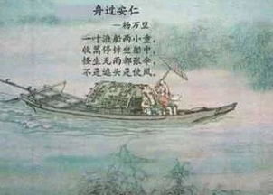古诗舟过安仁的意思是什么