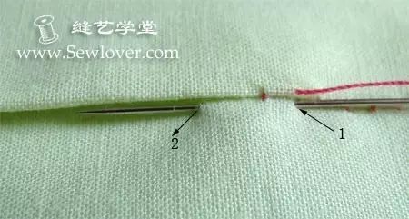 藏针法怎么缝?