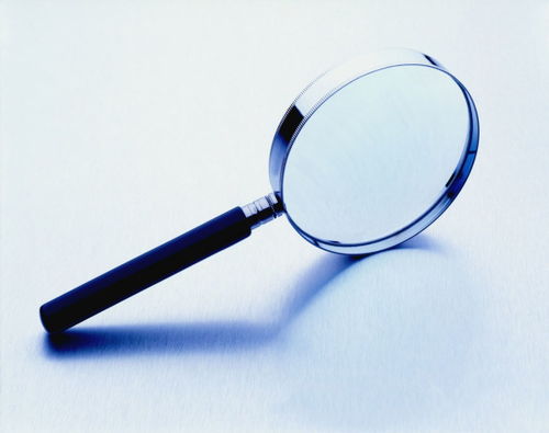 放大镜的作用。