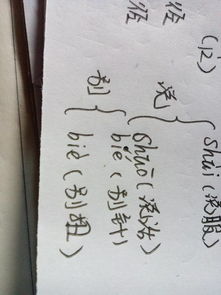 说的多音字是什么