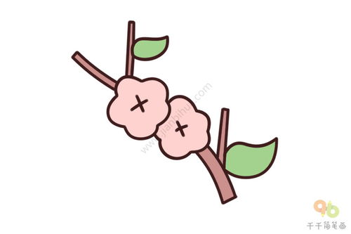 桃花怎么画简单又漂亮