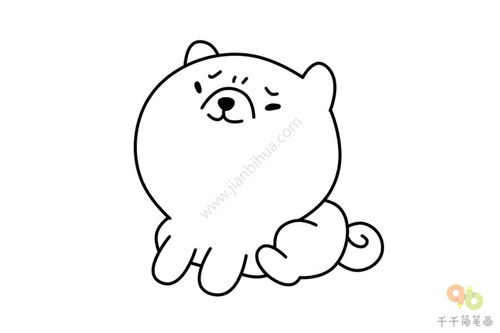 柴犬怎么画