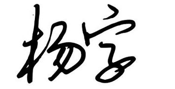 “杨”字怎么写好看?