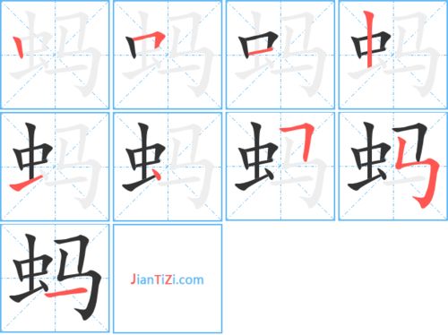 蚂字组词有哪些
