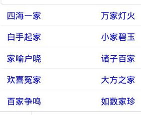 带家的成语有哪些