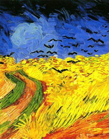 《有乌鸦的麦田》是凡·高于哪一年创作的绘画作品