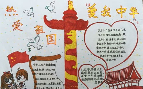 歌颂祖国的手抄报简单好看5张
