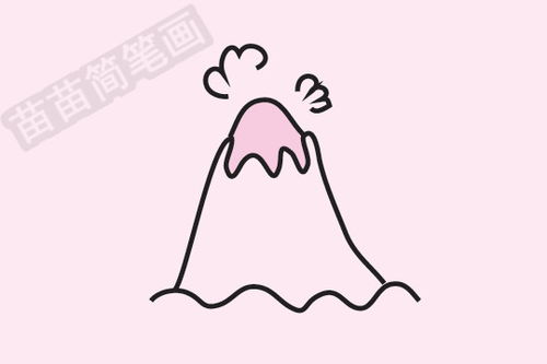 简笔画 大山怎么画?