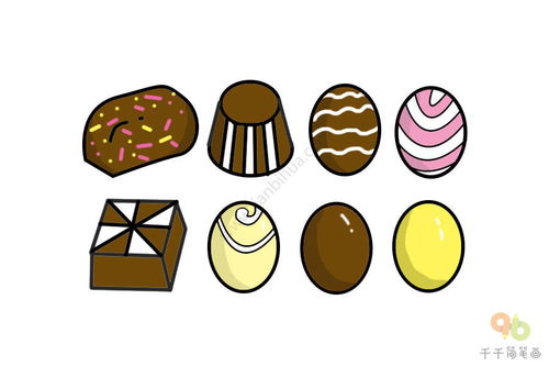 巧克力简笔画怎么画