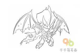 白贝利亚奥特曼可爱简笔画 白贝利亚奥特曼可爱简笔画怎么画