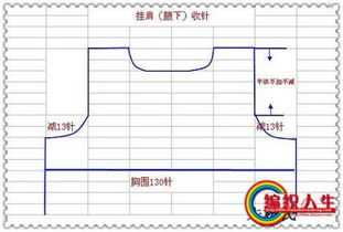 毛衣前后片腋下减针步骤是什么?