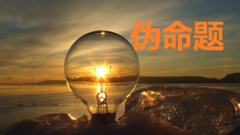 伪命题是什么意思?