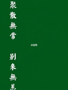 带有绿字的诗句