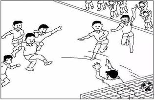 二年级语文上册看图写话是两个小男孩在院子里踢足球怎么写?