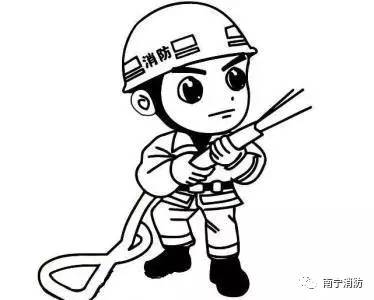 消防安全手抄报简笔画