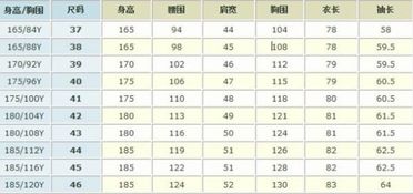 西服的尺码长度是多少啊 44码 46 48 西服的长度是多少 从领到低_百 