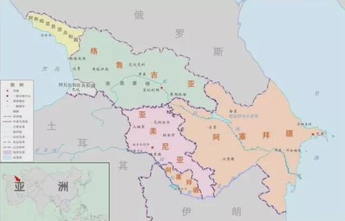 高加索三国面积
