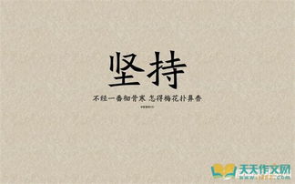 关于坚持的励志故事6个