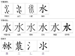 水字的演变过程