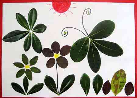 树叶可以做什么手工作品