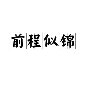 前程似锦是什么意思