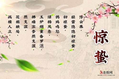 惊蛰的诗句