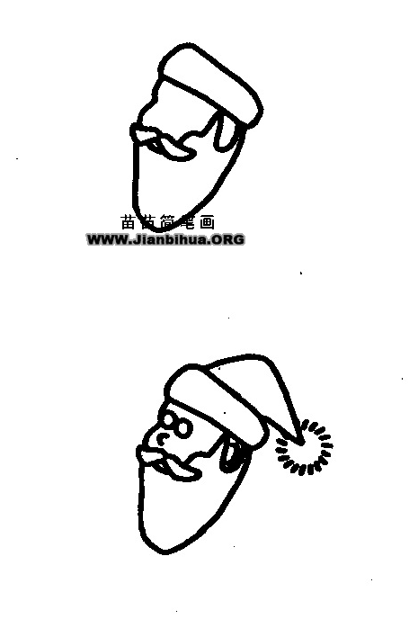 老人怎么画简单又好看
