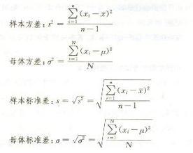 方差的计算公式是什么?