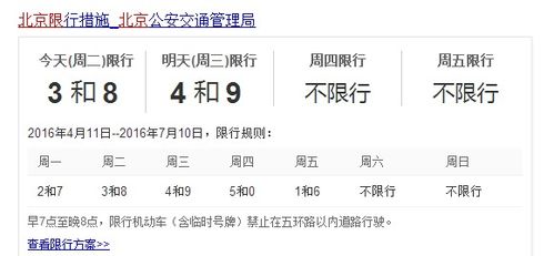 7月16号到7月17号北京限号是多少