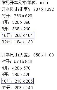 16开纸是多大尺寸?
