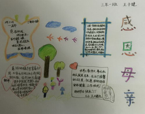 感恩母亲手抄报内容