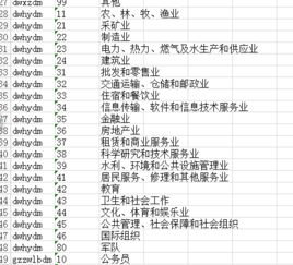 所属行业怎么填写