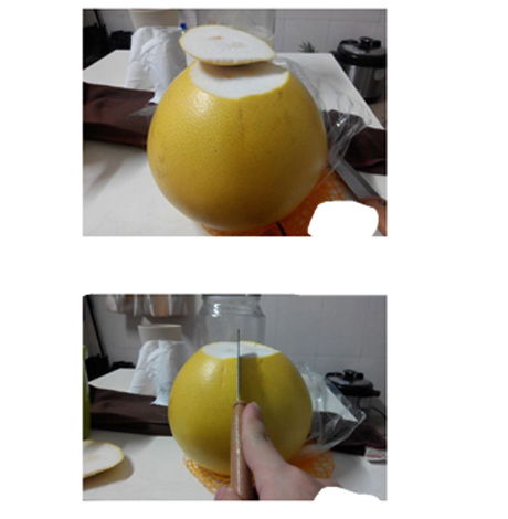 如何柚子剥皮