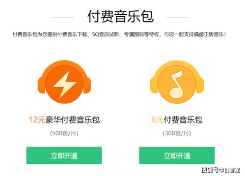 付费音乐包和绿钻哪个好?