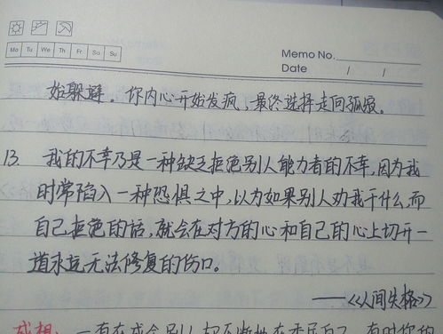 写人的优美段落摘抄