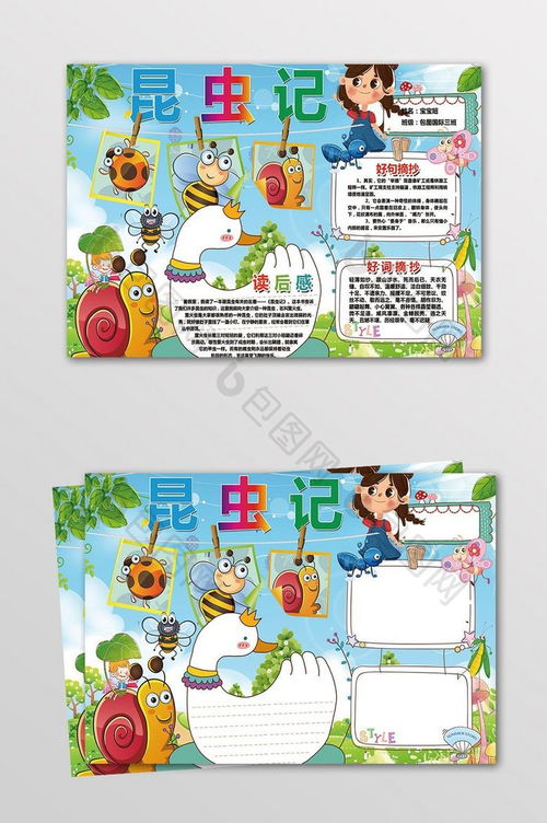 昆虫记小报，昆虫记小报初中