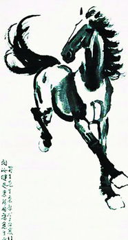 奔马图，奔马图徐悲鸿