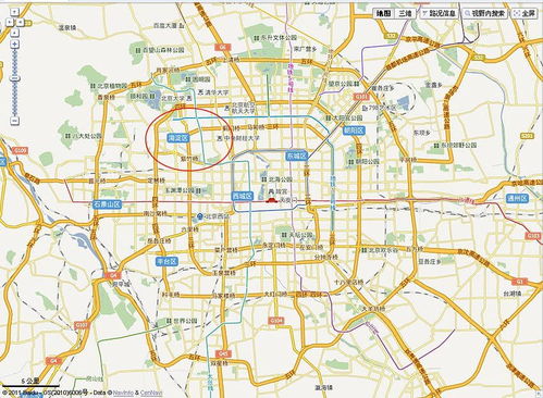 海淀区地图