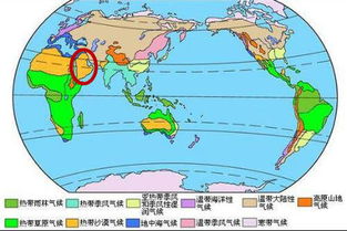 地理气候分布图，地理气候分布图及气候特点