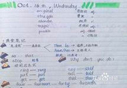 做笔记的方法和技巧