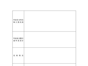 电大毕业生登记表里的毕业实习单位及主要内容怎么写?