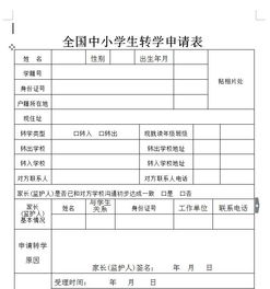 转学申请书怎么写?